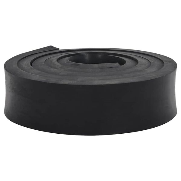 vidaXL Rubber Edge For Snow Plow Black Styrene-butadiene rubber