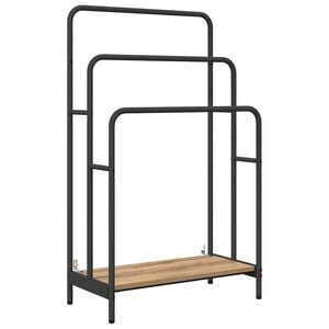 vidaXL Cloth Rack Artisan Oak 23.62 x 11.81 x 39.57 in Engineered wood