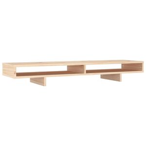 vidaXL Monitor Stand 39.4x10.6x5.5" Solid Wood Pine