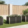 vidaXL Raised Garden Bed Anthracite Galvanized Steel Medium Durable