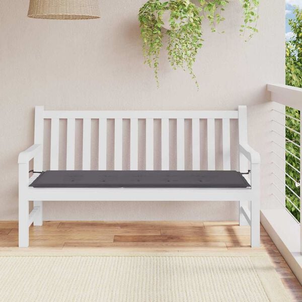vidaXL Garden Bench Cushion Anthracite Oxford fabric (100% polyester)