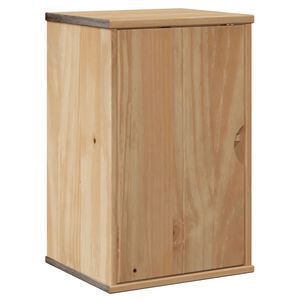 vidaXL Bathroom Wall Cabinet Honey Solid Pine Wood, Engineered Wood