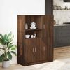 vidaXL Kitchen Cabinet Set Brown oak Engineered wood Kitchen Cabinet Set