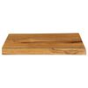 vidaXL Table Top 23.6"x15.7"x1" Live Edge Solid Wood Mango