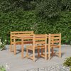 vidaXL Garden Dining Set Natural teak Solid teak wood Medium