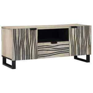 vidaXL TV Units White 41.34 x 12.99 x 18.11 in Engineered wood
