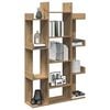 vidaXL Book Cabinet Artisan Oak Engineered Wood Medium Book Cabinet
