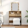 vidaXL Dressing Table Old Wood 80 x 41 x 144.5 cm Engineered wood