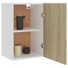 vidaXL Hanging Cabinet Sonoma Oak Engineered Wood Medium Cabinet