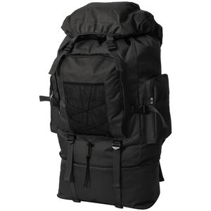 vidaXL Army-Style Backpack XXL 26.4 gal Black