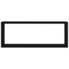 vidaXL Wall Shelves with Shelf 6 pcs Black oak 23.6" x 5.9" x 9.1
