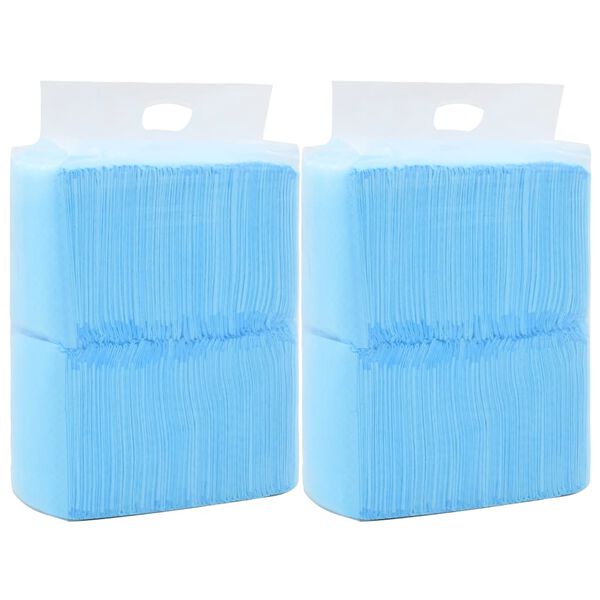 vidaXL Pet Training Pad Set of 200 Blue and white