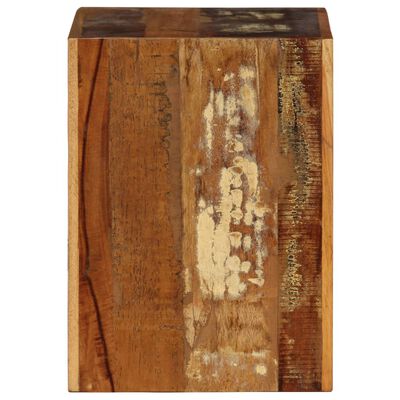 vidaXL Stool 15.7"x11.8"x15.7" Solid Reclaimed Wood