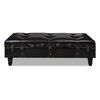 vidaXL Storage Bench Dark Brown