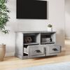 vidaXL TV Cabinet Concrete Grey Engineered wood Medium TV Cabinet