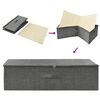 vidaXL Storage Box Anthracite Fabric, Oxford fabric, Non-woven