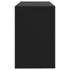 vidaXL Desk Black Engineered wood 39.8 x 19.7 x 30.1 in Desk