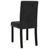 vidaXL Dining Chairs 6 pcs Black Velvet
