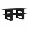 vidaXL Coffee Table Black Oak 40.16 x 21.65 x 16.54 in Engineered Wood