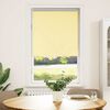 vidaXL Roller Blind Yellow 100% Polyester 29.5 x 51.2 in