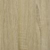vidaXL TV Cabinet With Door Sonoma oak Engineered wood Medium