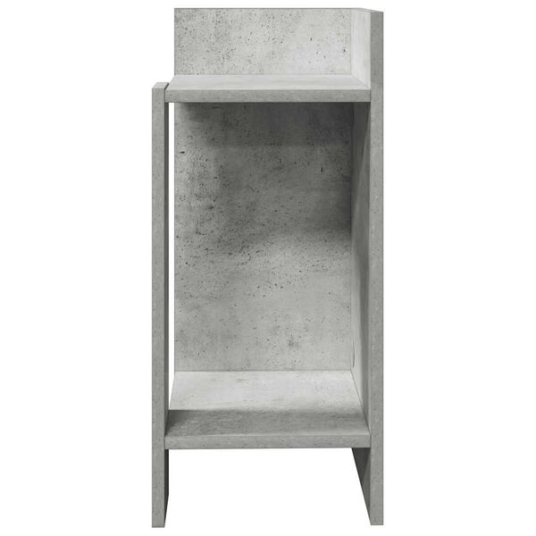 vidaXL Side Table Set of 2 Concrete grey Engineered wood Small