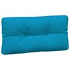 vidaXL Pallet Cushion Blue 100% polyester, Hollow fiber