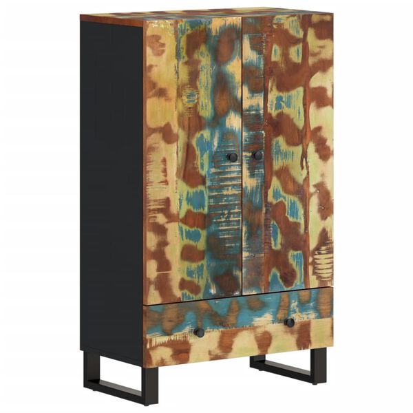 vidaXL Highboard Colorful Solid reclaimed wood Highboard Rectangular