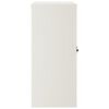 vidaXL File Cabinet White Powder-coated steel Medium File Cabinet