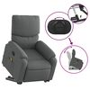vidaXL Stand Up Massage Recliner Chair Dark Grey