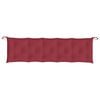 vidaXL Garden Bench Cushion Wine red Oxford fabric (100% polyester)