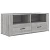 vidaXL TV Cabinet Grey Sonoma Engineered Wood Medium TV Cabinet