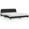 vidaXL Bed Frame Black and White