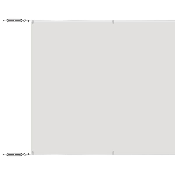 vidaXL Vertical Awning White Oxford Fabric (100% polyester)