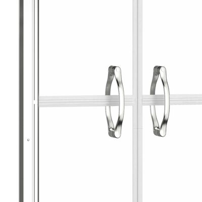 vidaXL Shower Door Clear ESG 39.8"x74.8"