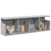 vidaXL Wall Cabinet Gray Sonoma Engineered Wood Medium Wall Cabinet