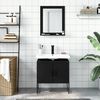vidaXL Bathroom Cabinet Set Black
