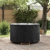 vidaXL Outdoor Furniture Cover Black 128 x 128 x 71 cm 420D fabric