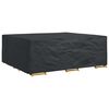 vidaXL Furniture Cover Plain Black 118.11 x 98.43 x 39.37 in 210D