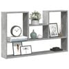 vidaXL Wall Shelf Concrete gray Engineered wood 39.0x5.9x23.6 in