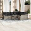 vidaXL Garden Sofa Set Light grey and dark grey
