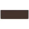 vidaXL Luxury Wash Basin Matt Dark Brown 16.1x11.8x4.7" Ceramic