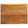 vidaXL Table Top Oak Finish Solid Mango Wood 39.4 x 31.5 in Durable