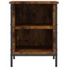 vidaXL Shoe Cabinet Smoked Oak Engineered Wood Medium Shoe Cabinet