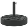 vidaXL Parasol Base Black PE (Polyethylene) and Concrete Standard