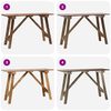 vidaXL Console Table Variations of brown due to recycled wood.