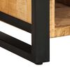 vidaXL Sideboard Mango Wood Natural Solid Rough Mango Wood, Iron Medium