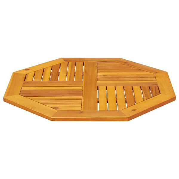 vidaXL Table Top Natural wood color Solid acacia wood 31.5 in Durable