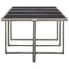 vidaXL Outdoor Dining Set Grey