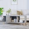 vidaXL Coffee Table Grey Sonoma Engineered wood Medium Coffee Table